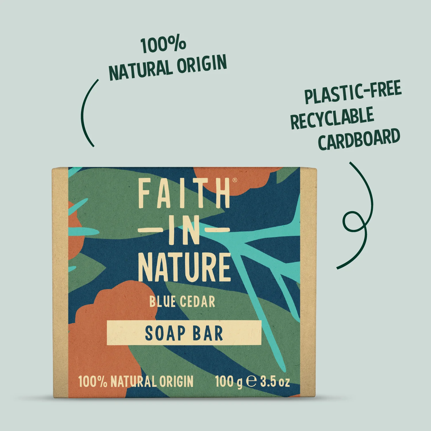 3 x Blue Cedar Soap Bars - Image 3