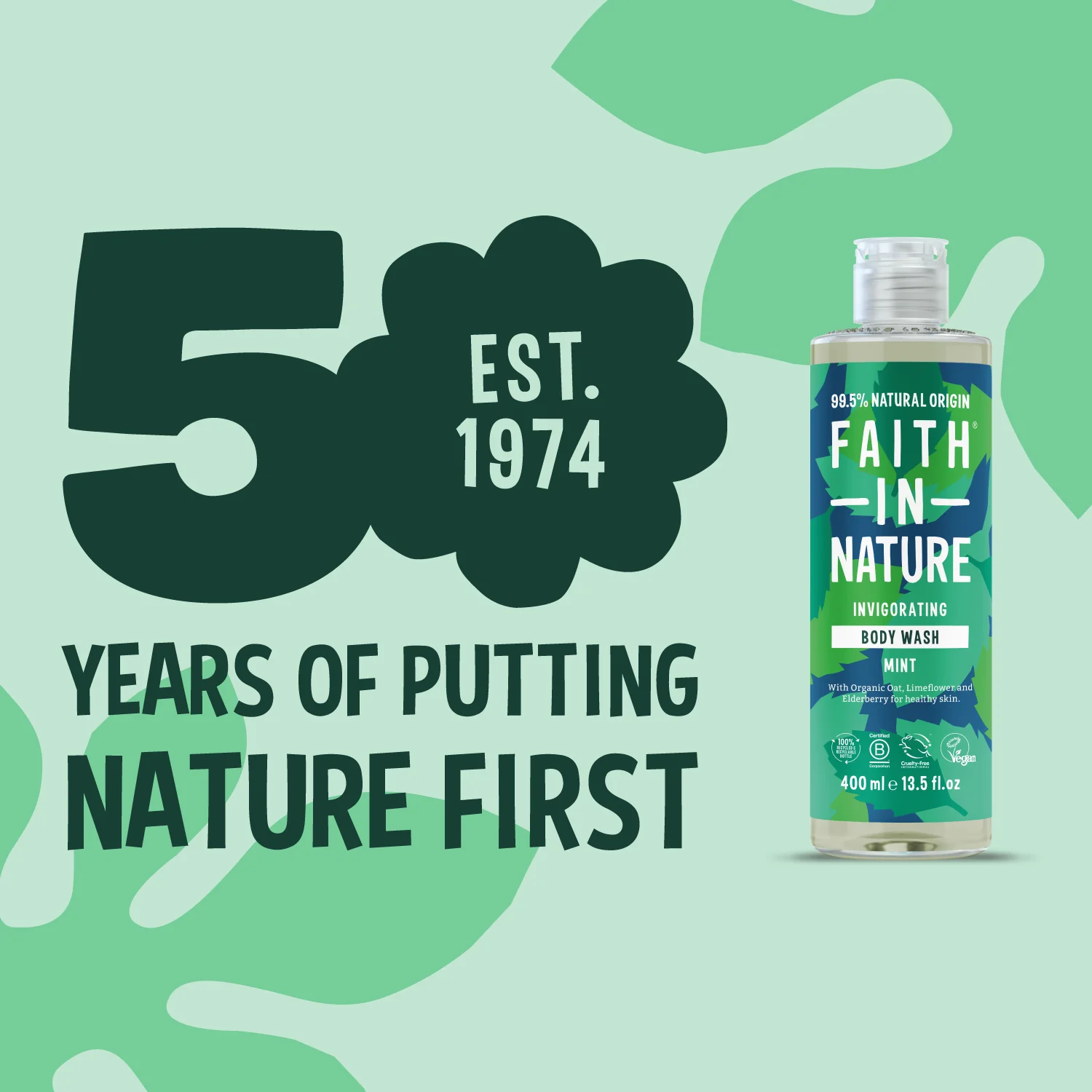 Mint Body Wash - 400ml - Image 2